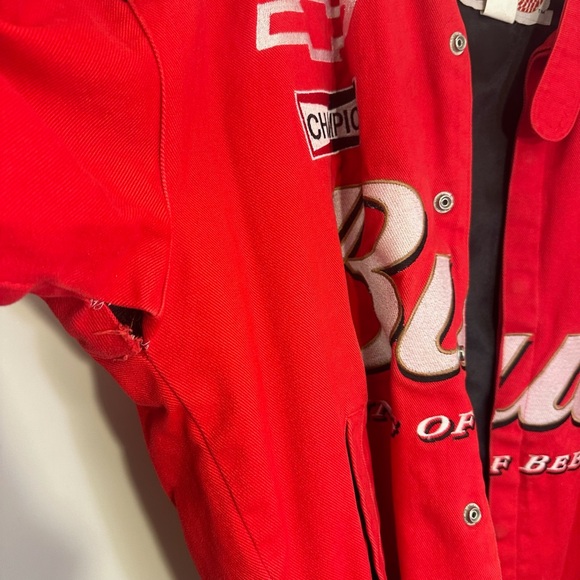Vintage, Dale Earnhardt Jr Bud Budweiser jacket, Jeff Hamilton collection Men L - Picture 4 of 6